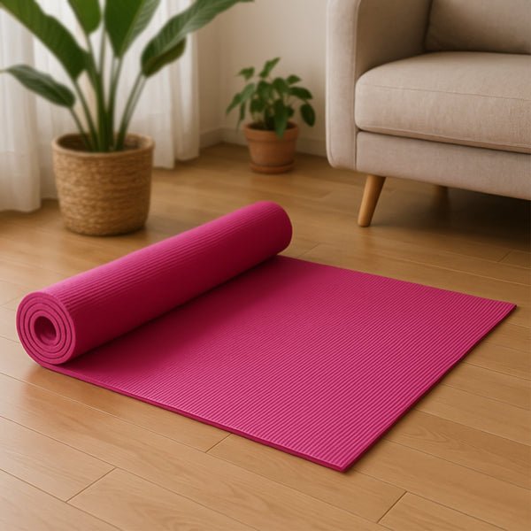 Yoga Mat Eco-Friendly for Fitness & Gym – Non-Slip Exercise Mat (180x60cm)