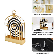 Mosquito Coil Holder, Vintage Style Durable Household Mosquito coil Stand Office Home